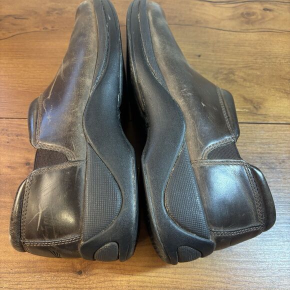 Dansko Wynn Clogs Loafers Shoes Mens 11.5-12 US 45 EU Brown Leather Slip On main image 4